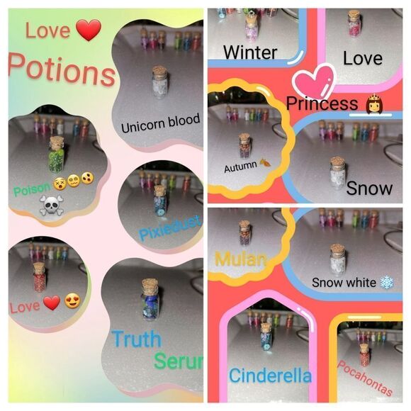 7 Valentines 💝 potion viles - Picture 5 of 5